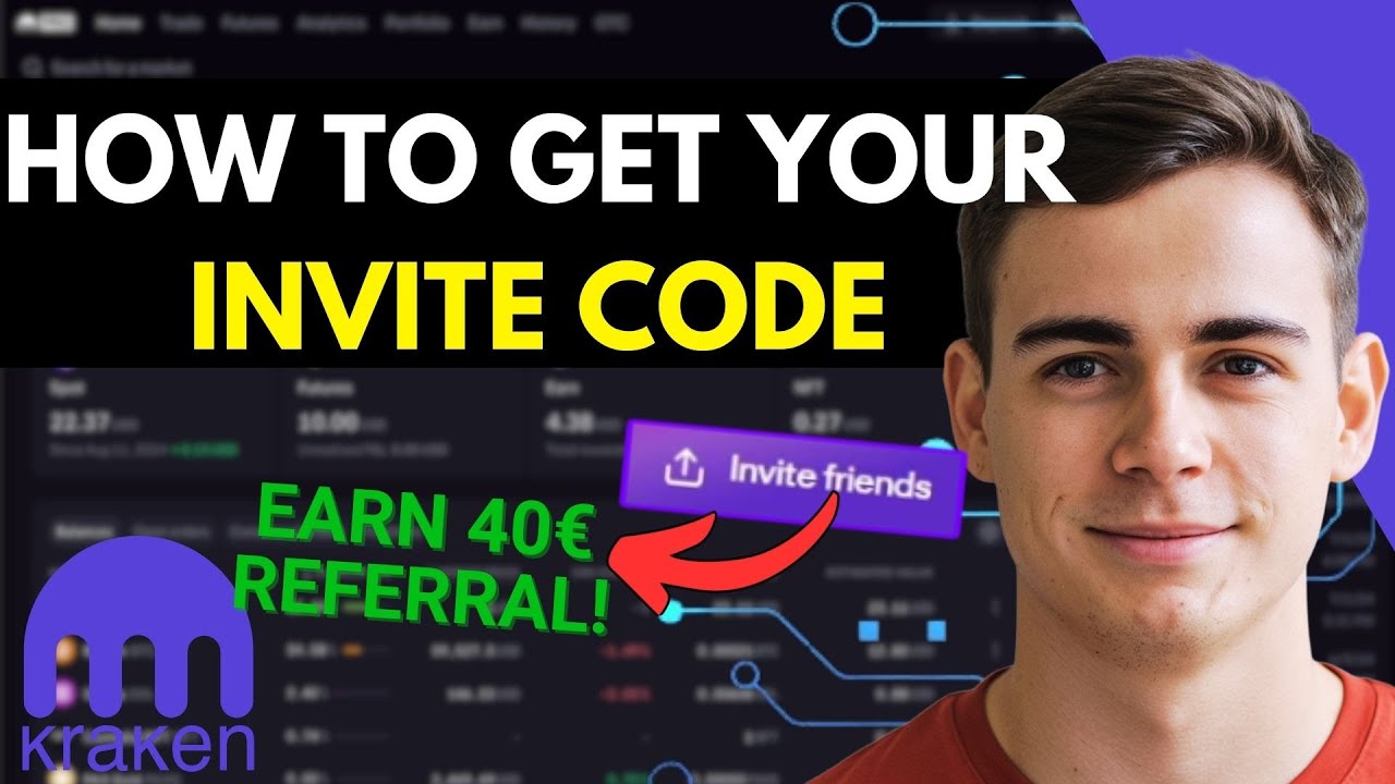 Kraken - How To Get Your Invite Code (Earn 40&euro; / Referral) Tutorial