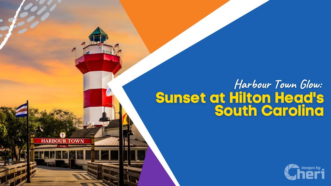 Harbour Town Glow: Sunset at Hilton Head's South Carolina