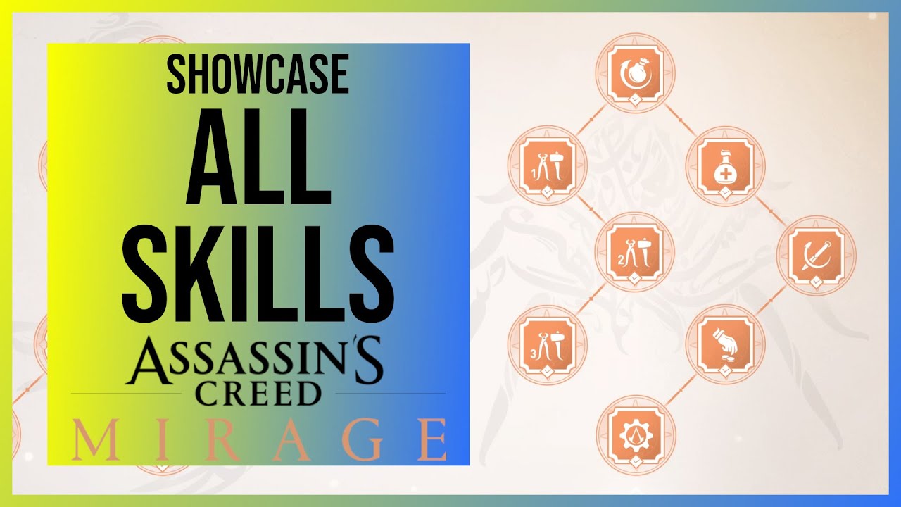 Assassins Creed Mirage: All Skills Showcase
