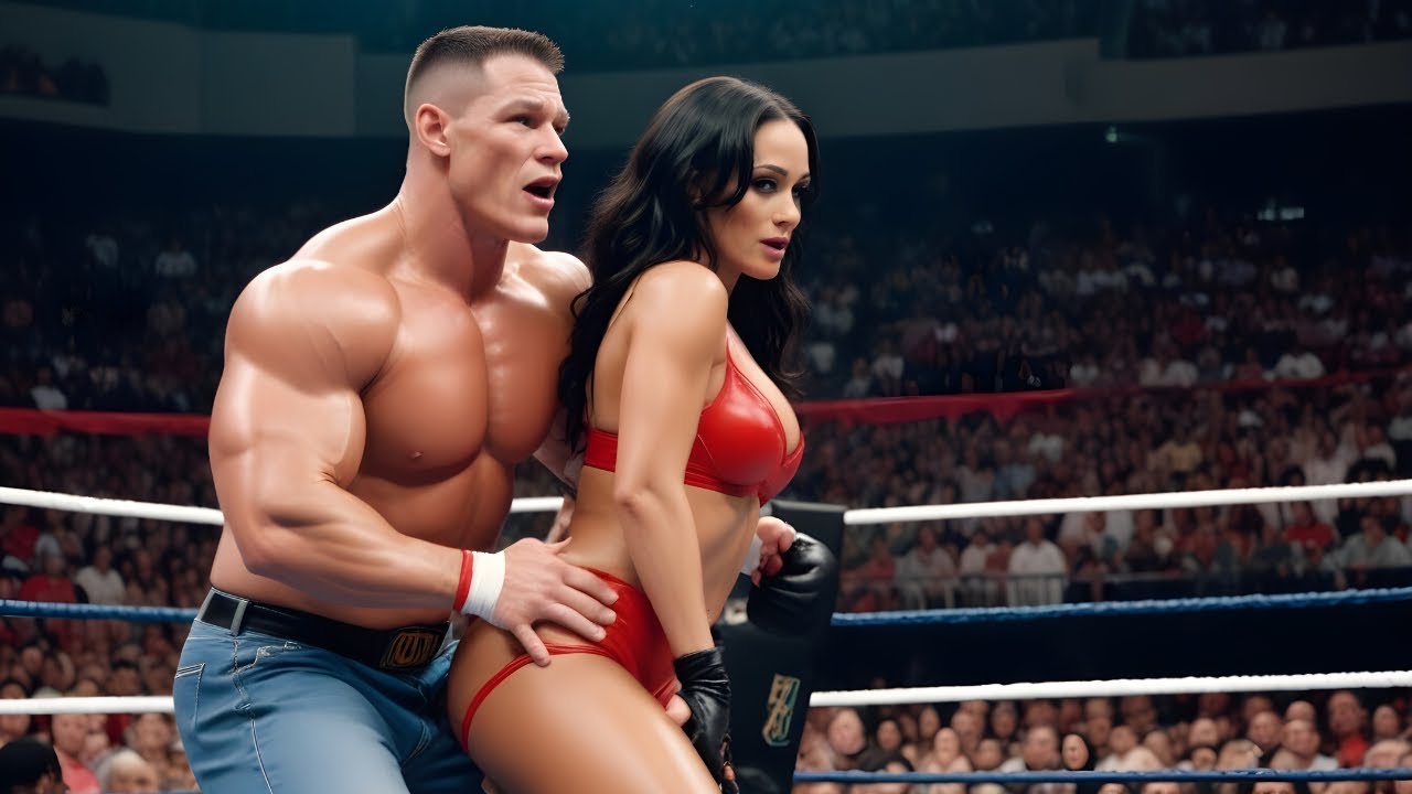 Джон Сина против Бри Гарсии в самом востребованном межгендерном матче WWE | WWE 2K23