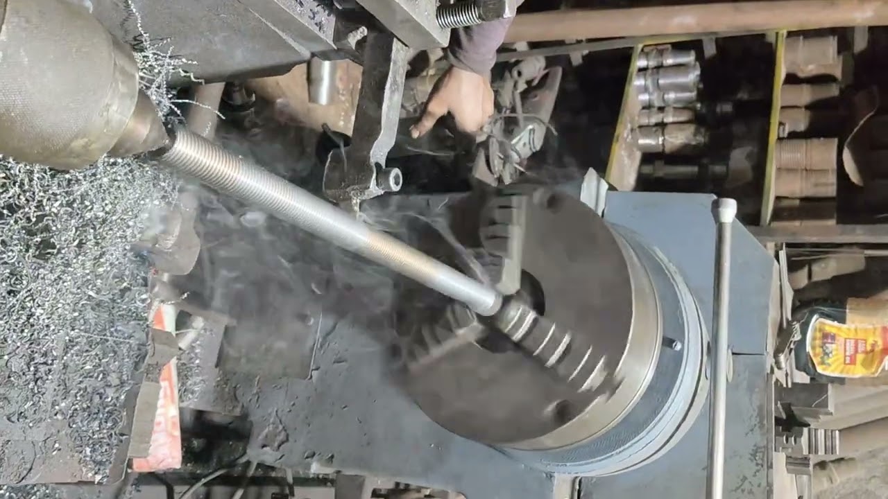 Satisfying Thread Making Process 😍 | Lathe Machine @MrBeast 