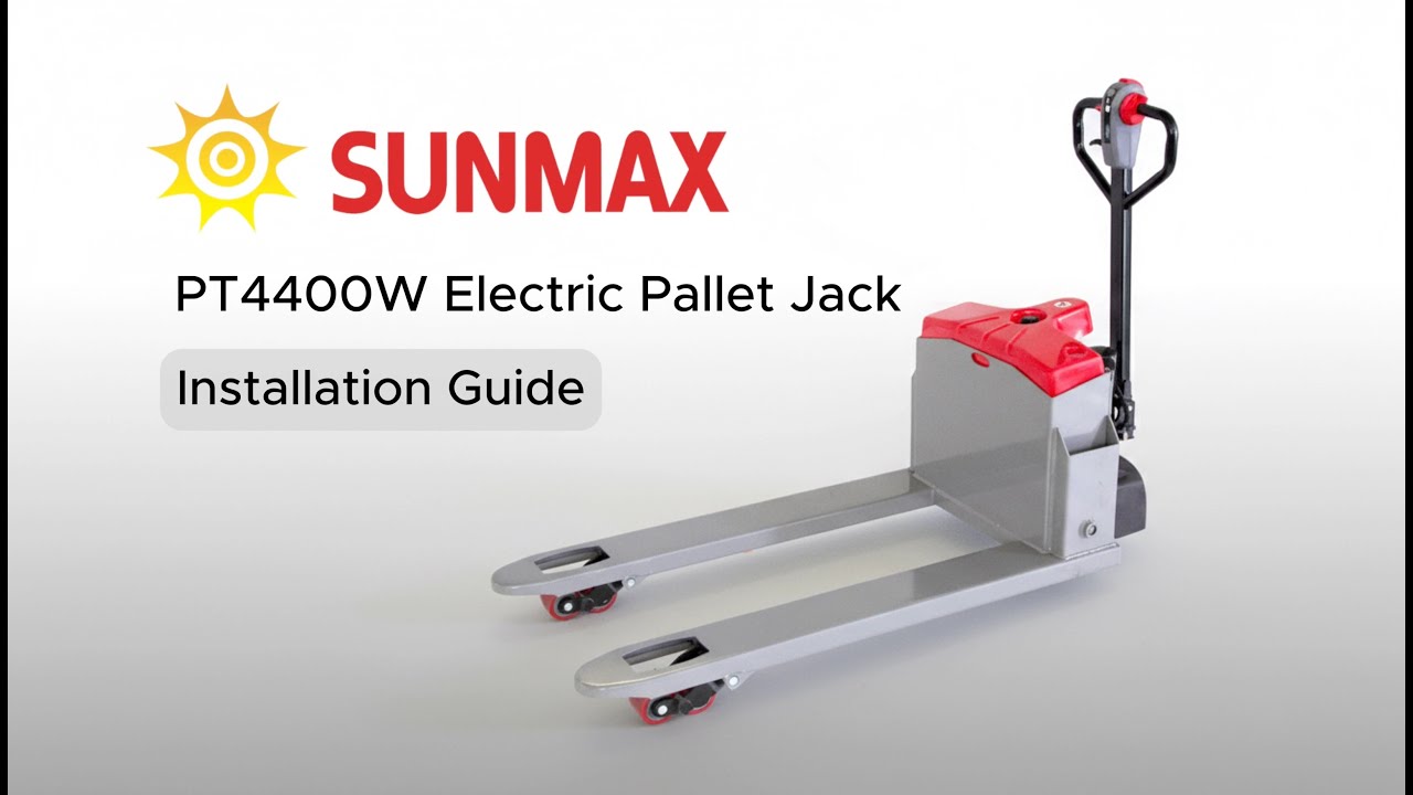 Weigh & Move in One Step! Sunmax PT4400W Electric Pallet Jack with Scale