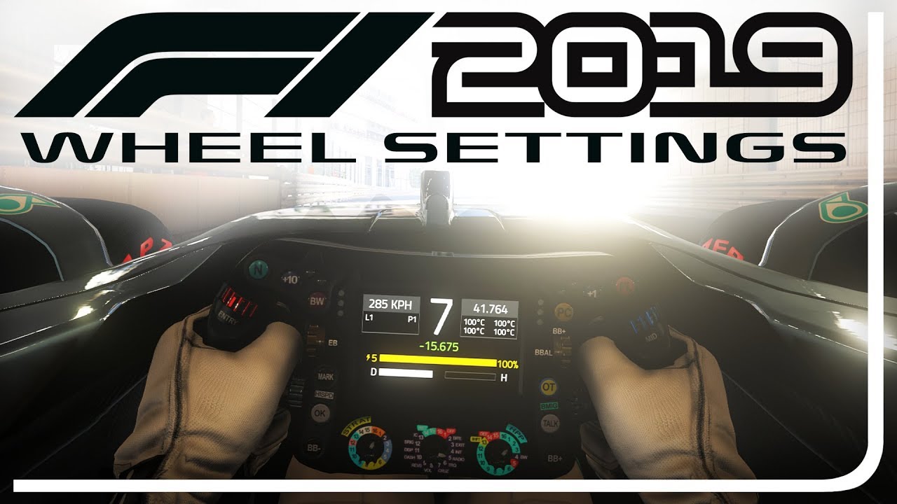 F1 2019 Game | WHEEL & FORCE FEEDBACK SETTINGS | Tom97