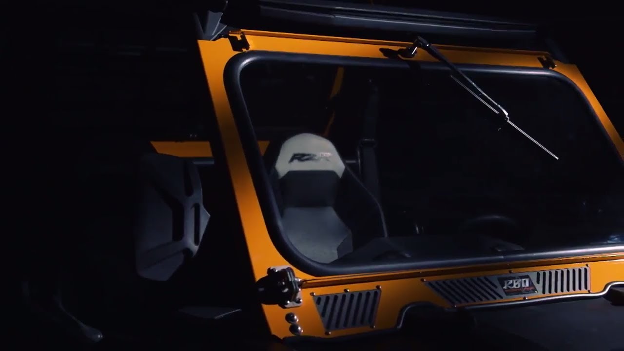 Folding Windshield with Vents and Wiper for Polaris RZR 900/1000 by Razorback Offroad™