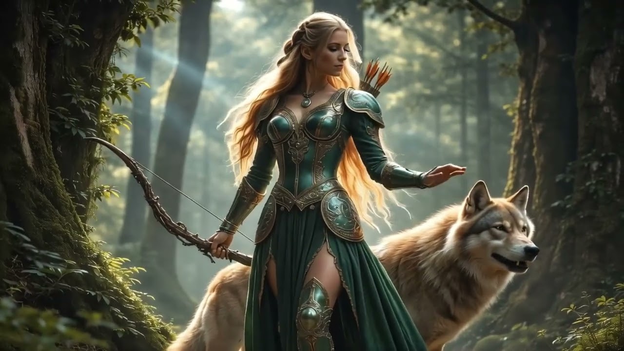 A Guardiã da Floresta e o Lobo Sagrado | Música Épica Instrumental Fantasia