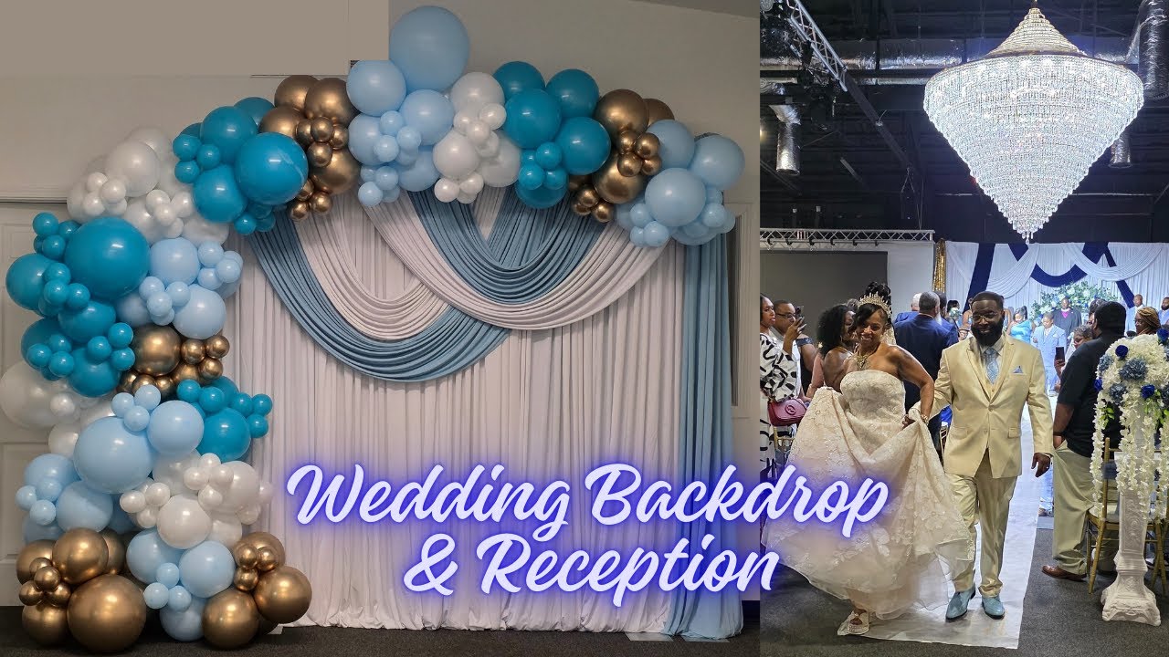 Balloons And Drapes for a Wedding