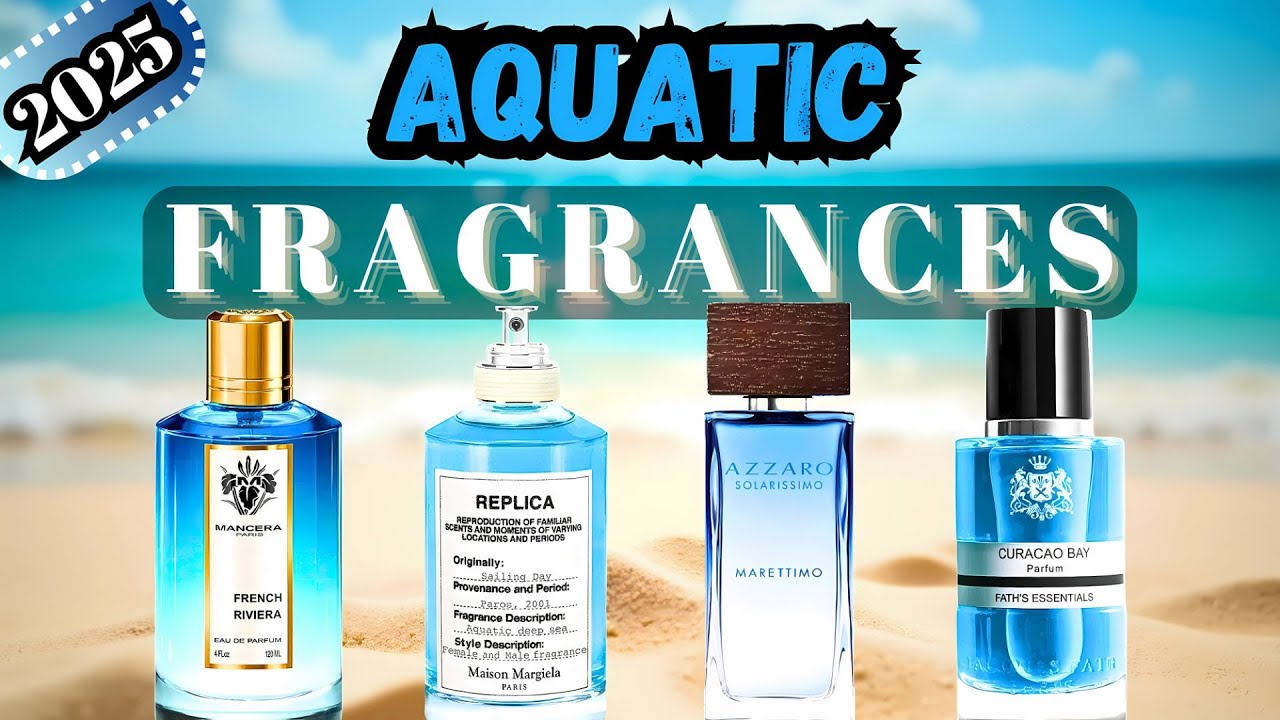 BEST AQUATIC & MARINE FRAGRANCES FOR MEN 2025 | SMELL FRESH LIKE THE OCEAN