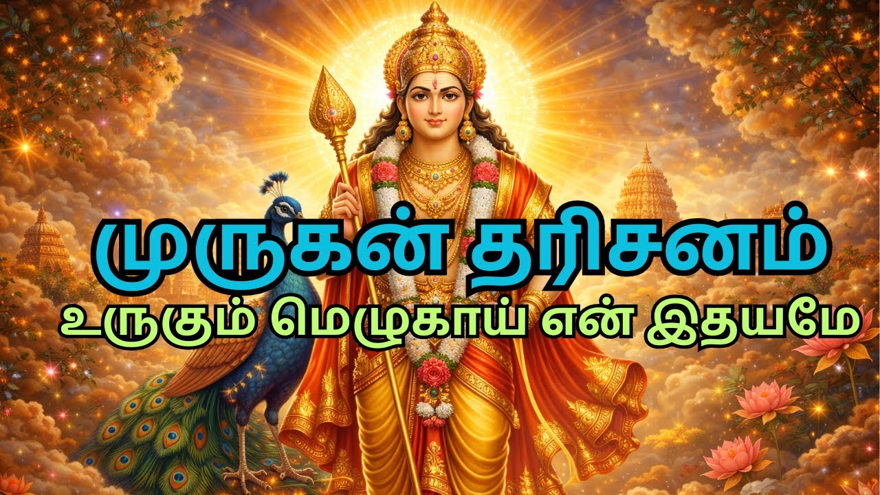 தைப்பூசம் | உருகும் மெழுகாய் என் இதயமே | முருகன் தரிசனம் | Soulful Murugan Devotional Song