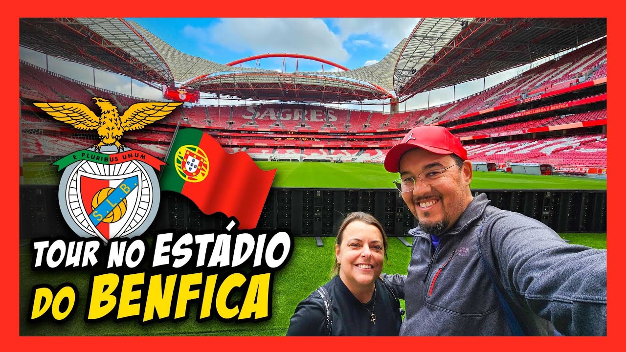 🇵🇹 Como é o Tour no Estádio e Museu do Benfica 😍⚽️| VLOG DE VIAGEM