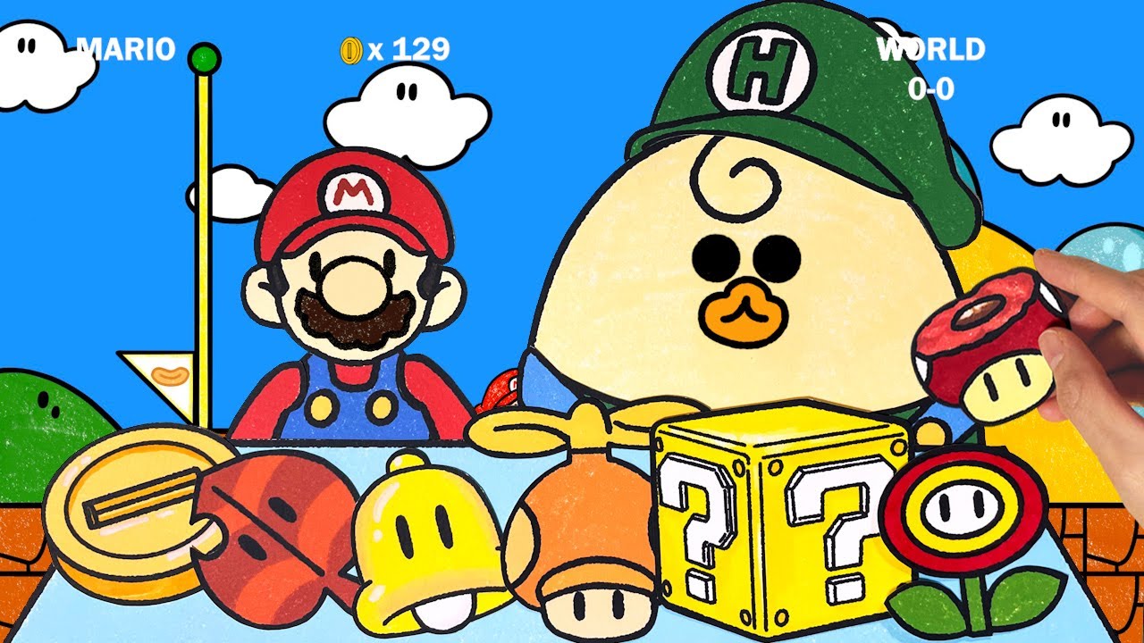Супер Марио встречает Хани Дак в игре🍄🐥