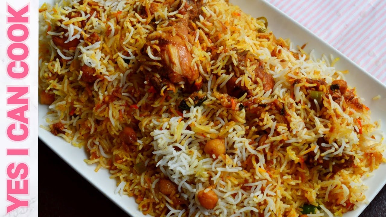 SUNDAY SPECIAL CHICKEN CHANA BIRYANI by (YES I CAN COOK)