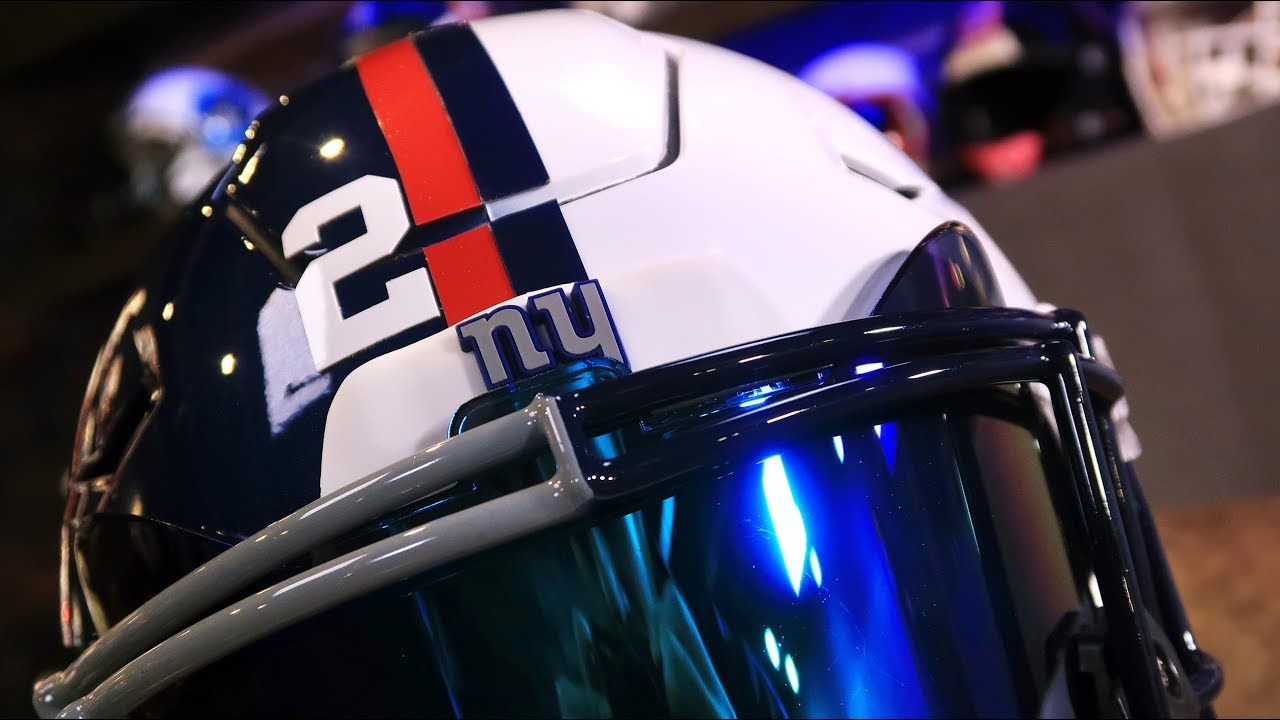 Saquon Barkley Penn State/NY Helmet