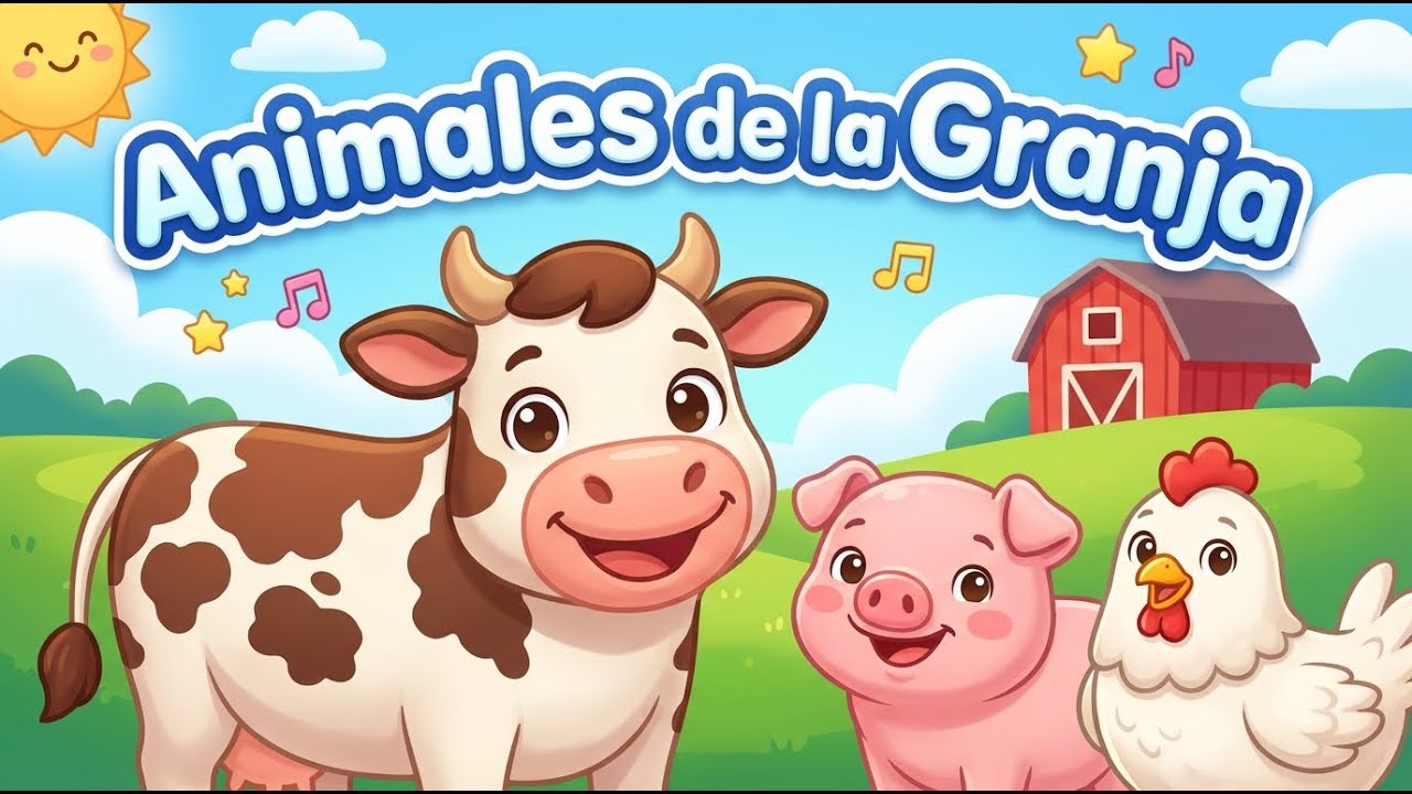 Animales de la Granja para Bebés 🐄🐖🐔 | Sonidos Reales | Aprende Jugando 🐮