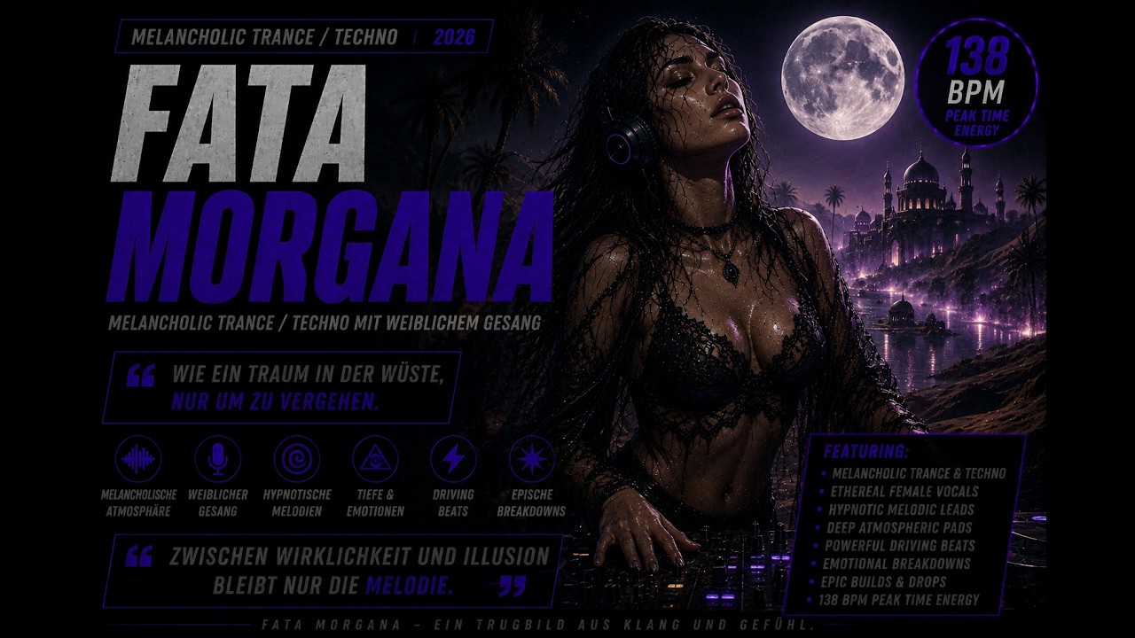 Fata Morgana | Melancholic Trance / Techno mit weiblichem Gesang