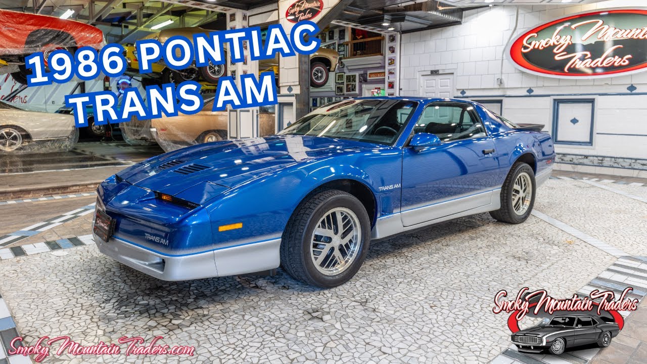 1986 Pontiac Trans Am For Sale | Smoky Mountain Traders