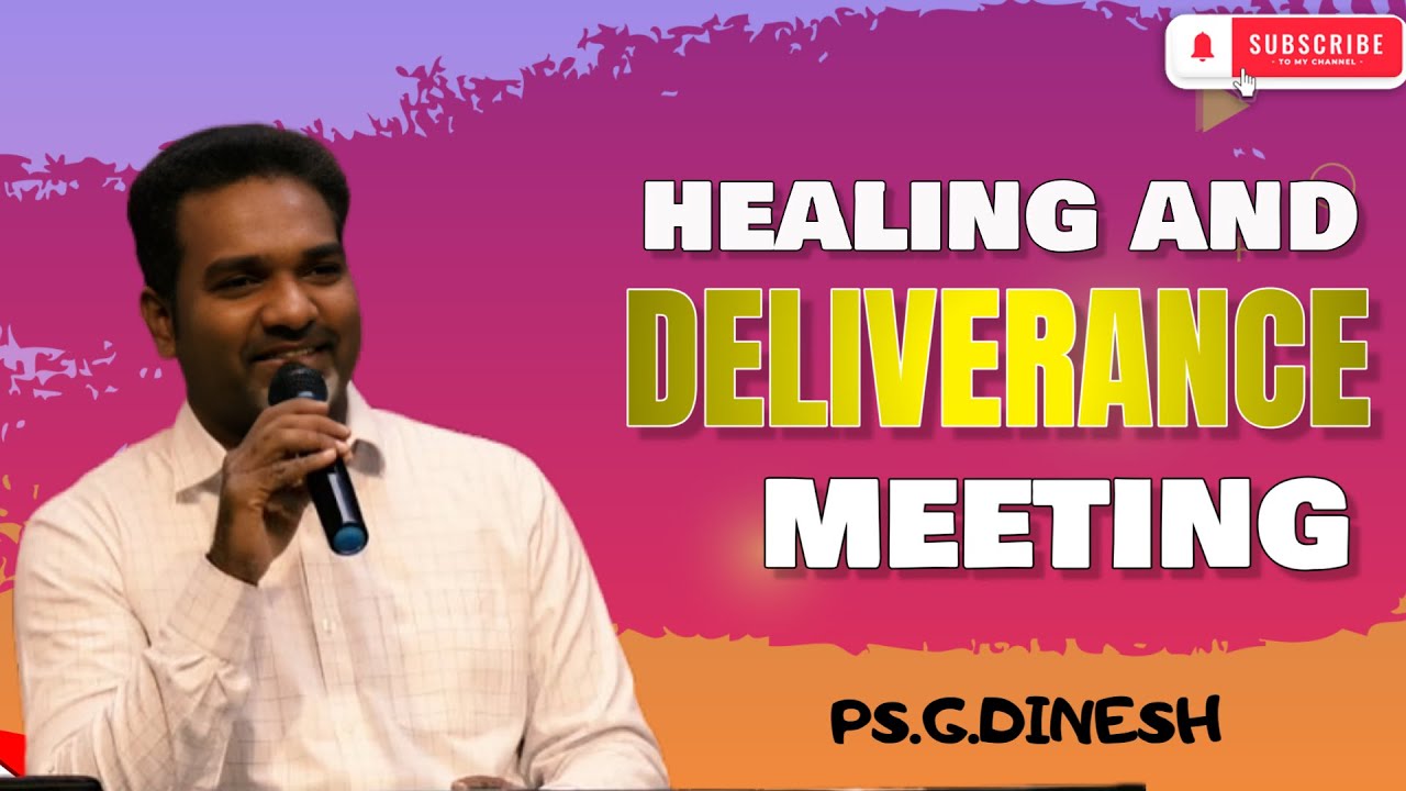 Healing And Deliverance Meeting | Ps.G.Dinesh | #gracetelevisionindiakgf #healing #deliverance