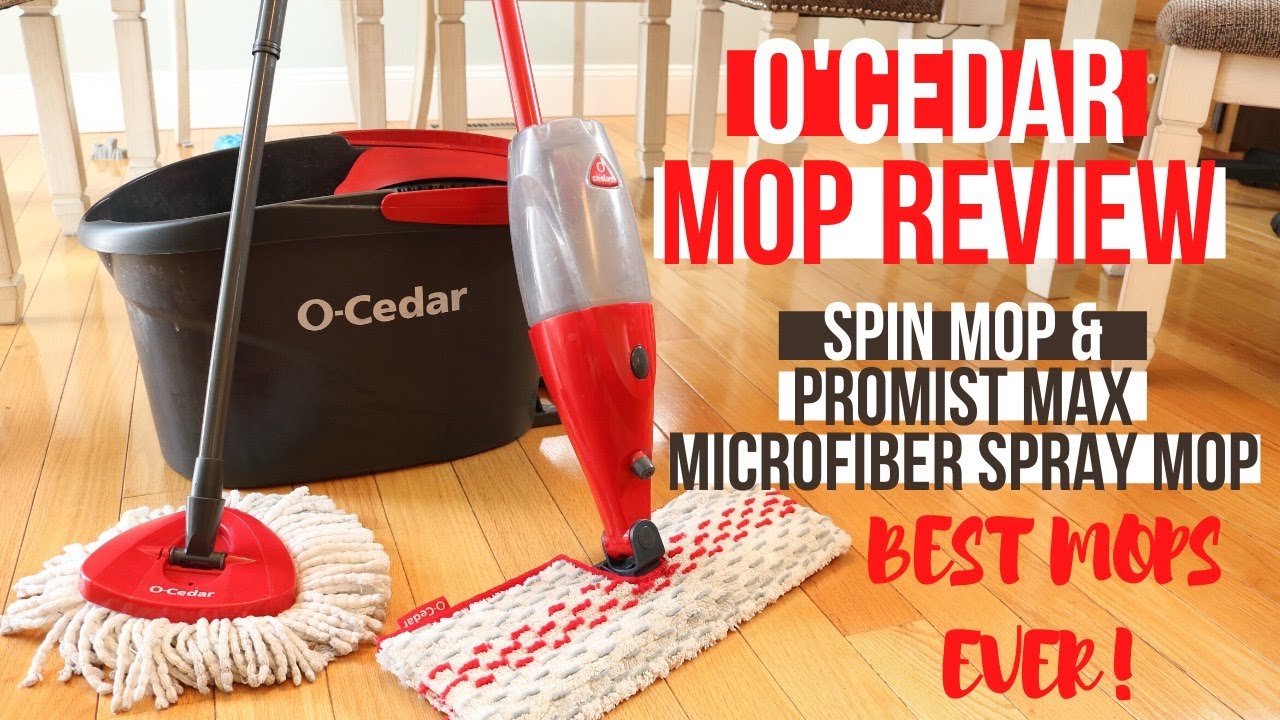 O-CEDAR EASYWRING MICROFIBER SPIN MOP REVIEW | O CEDAR PROMIST MAX MICROFIBER SPRAY MOP REVIEW