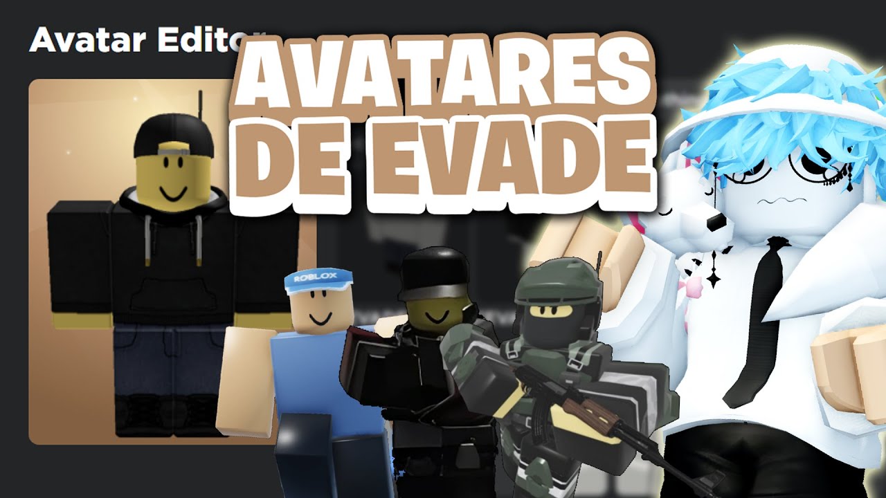 AVATARES de EVADE en ROBLOX! 🎀 Como Ser JARD, BOBO y MÁS en Roblox ⭐