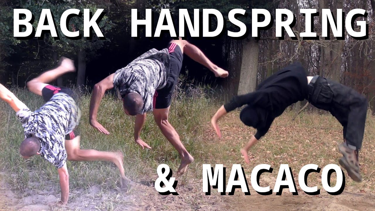Real Back Handspring (Flic Flac) and Macaco Progression - No Gym but Fear - How to Fix Crooked Move