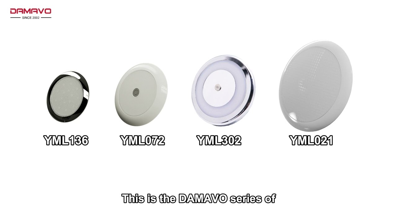 3inch 7inch RV Caravan Campervan Ceiling Interior Lights Ultra-thin Surface Mount Roof Light