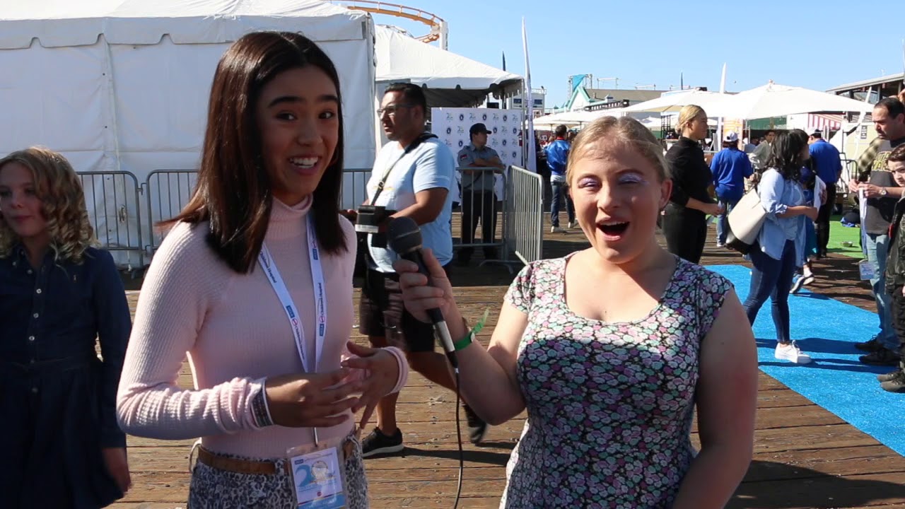 Jolie Hoang-Rappaport Interview at Mattel's Party on the Pier for CHUCLA