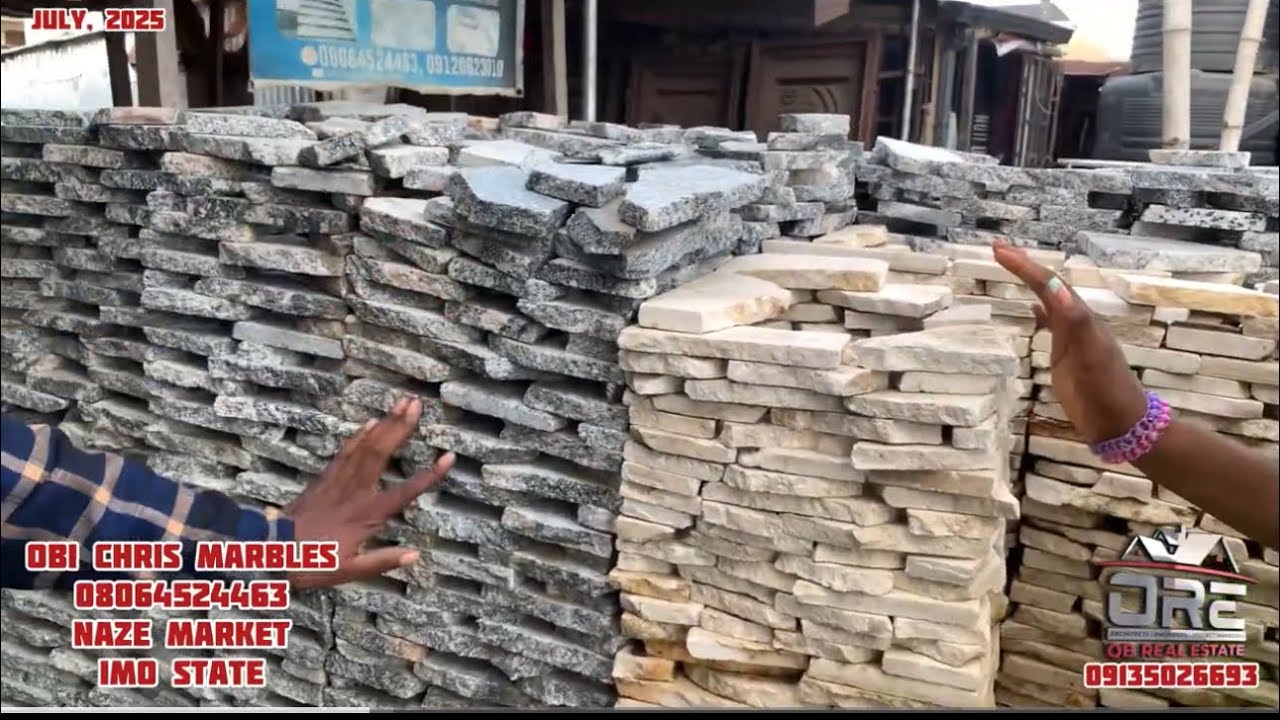 Imo State: Prices of Marble Slabs, Tiles, Kitchen Cabinets, Church Floors, Graves, and Dining Tables
