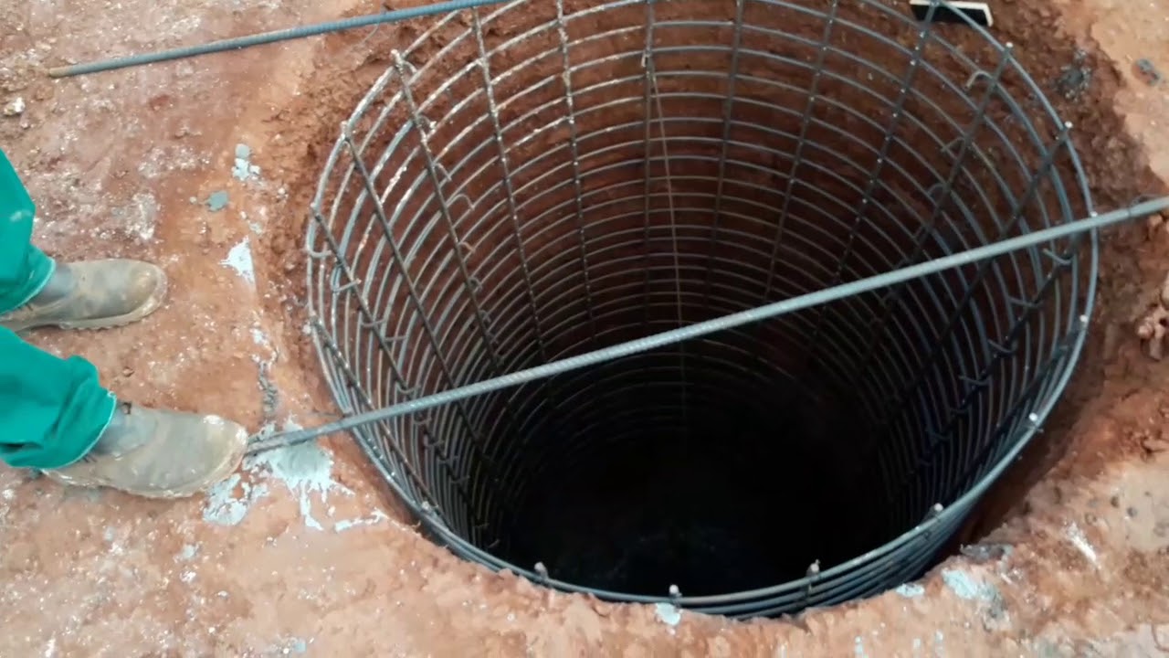Base De Tubolões Com Sapata Para Predio.