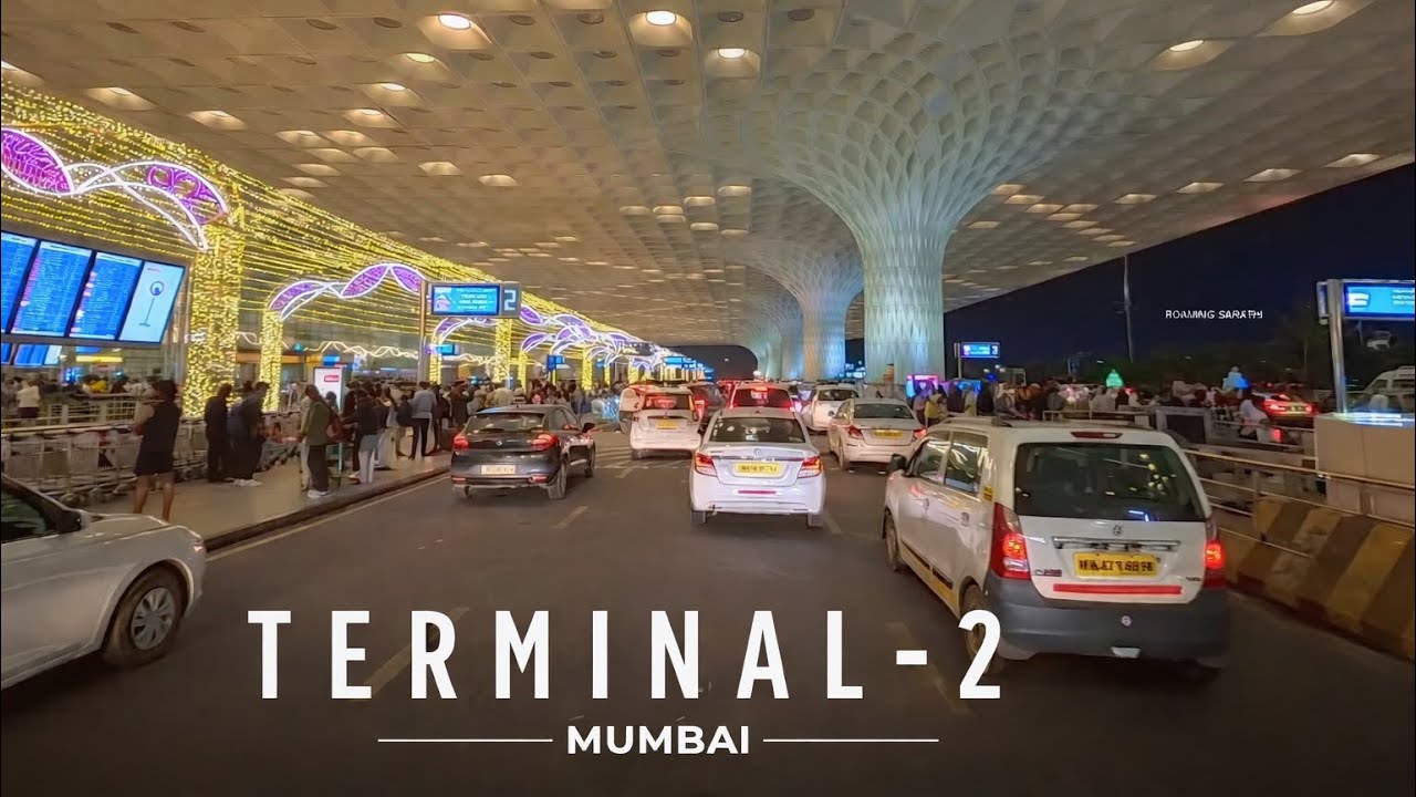 Mumbai Airport Drive | Peaceful Night Drive to T2 | 4K HDR