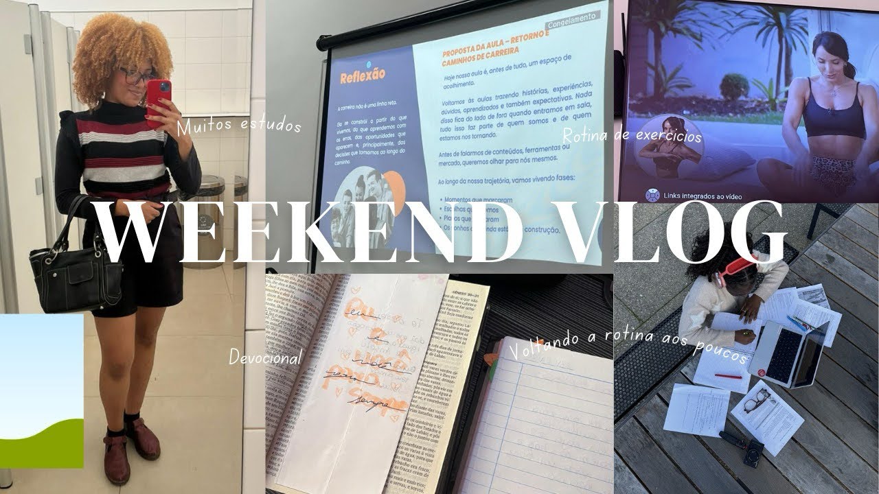 Weekly Vlog | Volta às Aulas & Rotina de Começo de Ano ✨