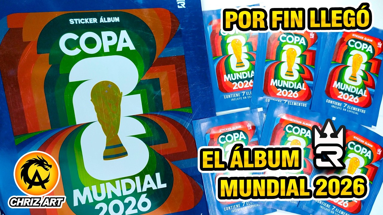 😱NUEVO ÁLBUM MUNDIAL 2026 👑 3 REYES UNBOXING COMPLETO | CHRIZ ART