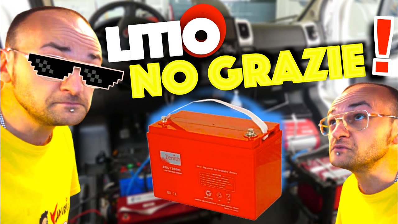 BATTERIA AL LITIO sul camper ?! NO GRAZIE ⛔