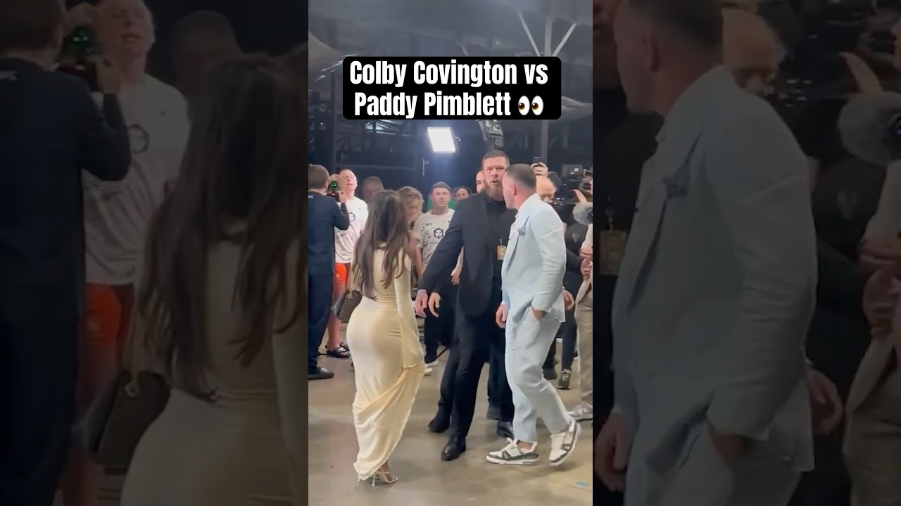 Paddy Pimblett CONFRONTS Colby Covington Backstage At UFC 314