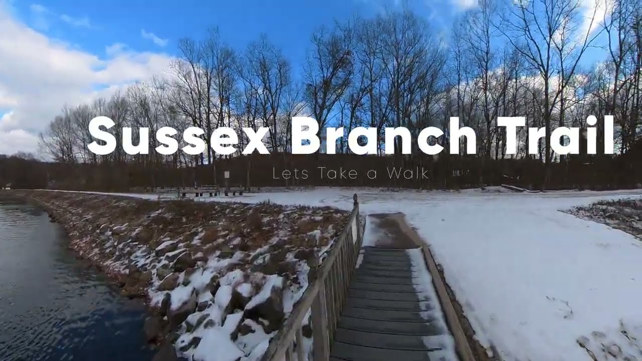 Lets Take a Walk: Sussex Branch Trail. Walking by the lakes