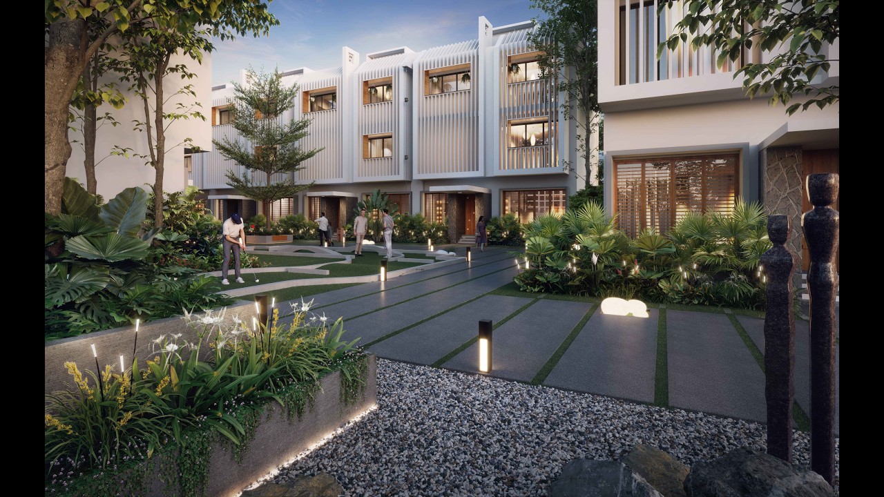Vivanta Aaranya / Row Villa 18 - Luxury Row House Architectural Design @ Ravet, Pune
