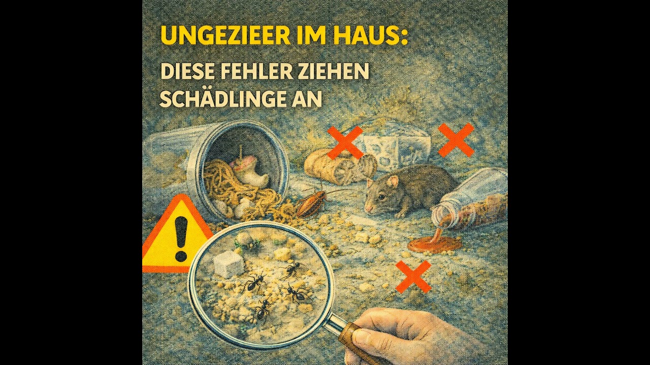 Magnet für Ungeziefer? Diese Fehler machen dein Zuhause zum Schädlingsparadies