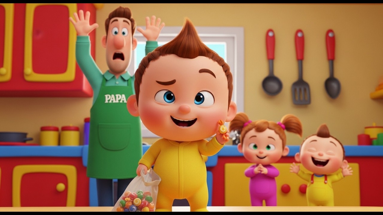 🎵 Johny Johny Yes Papa 🍭👶 | Fun Sing-Along Nursery Rhyme for Babies, Toddlers & Kids Learning 🎶