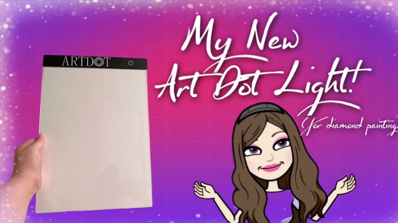 My New Art Dot 💎 Light For Diamond Painting!