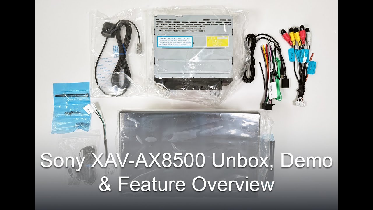 Sony XAV-AX8500 Unbox, Live Demo & Feature Overview