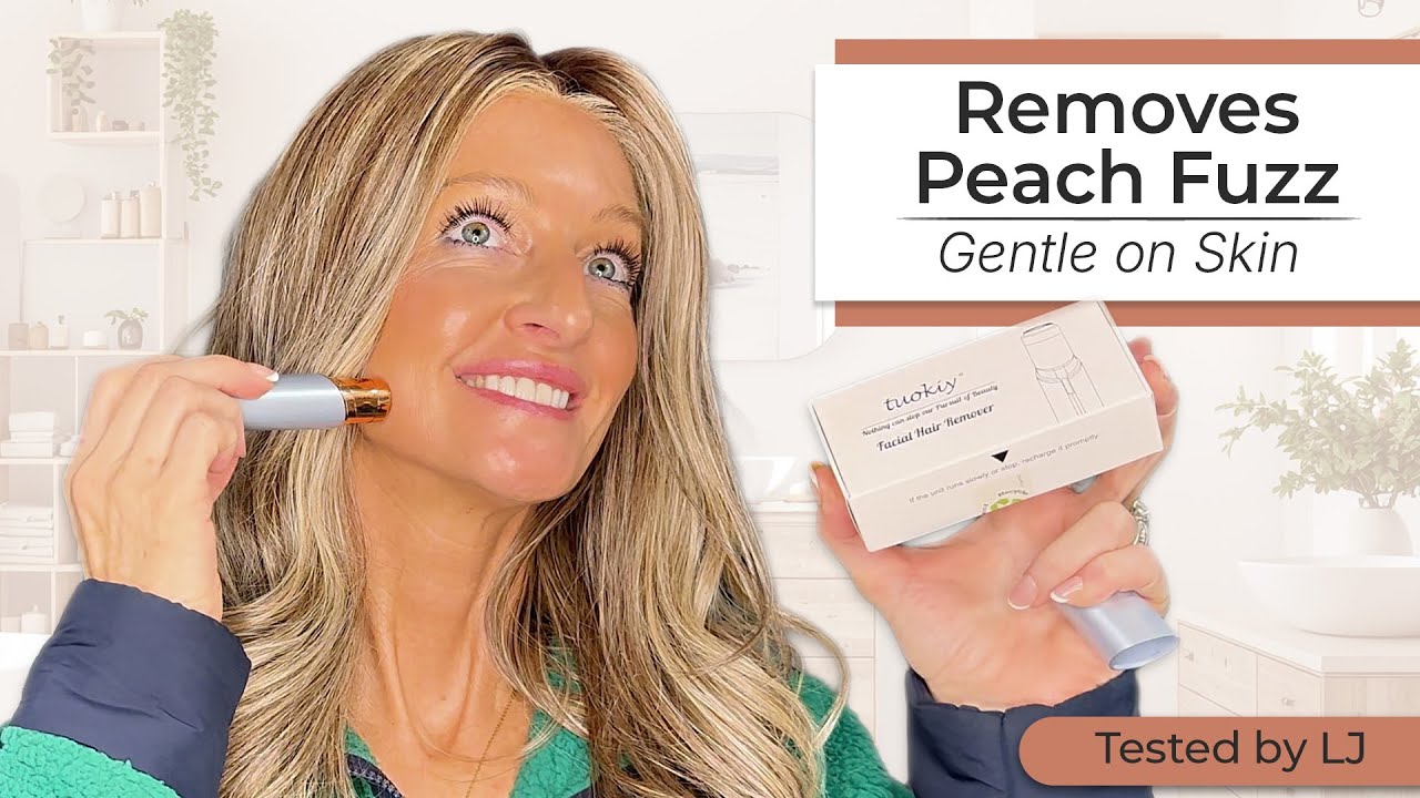 ✨ Tuokiy Facial Hair Remover Review | Gentle & Rechargeable