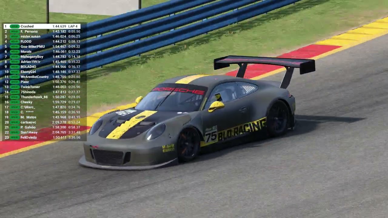 AMS 2 - Benlow - Watkins Glen GP - GT3 Gen1 - Last to Podium