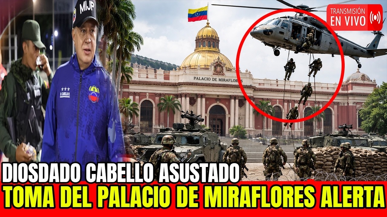 URGENT TAKEOVER OF MIRAFLORES 🔴DIOSDADO CABELLO IS LEAVING🔴DELCY RODRIGUEZ HANDS OVER VENEZUELA T...