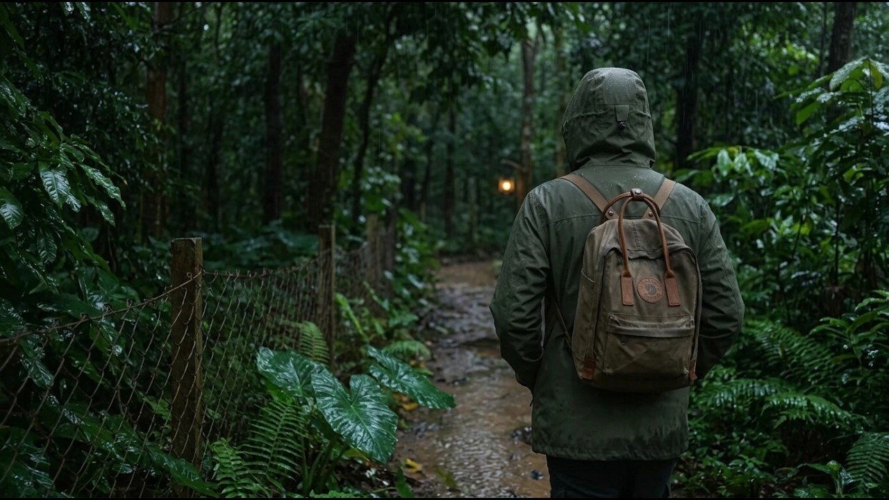 Walking in Assam Rainstorm | Soothing ASMR Sounds for Sleep, Meditation & Stress Relief