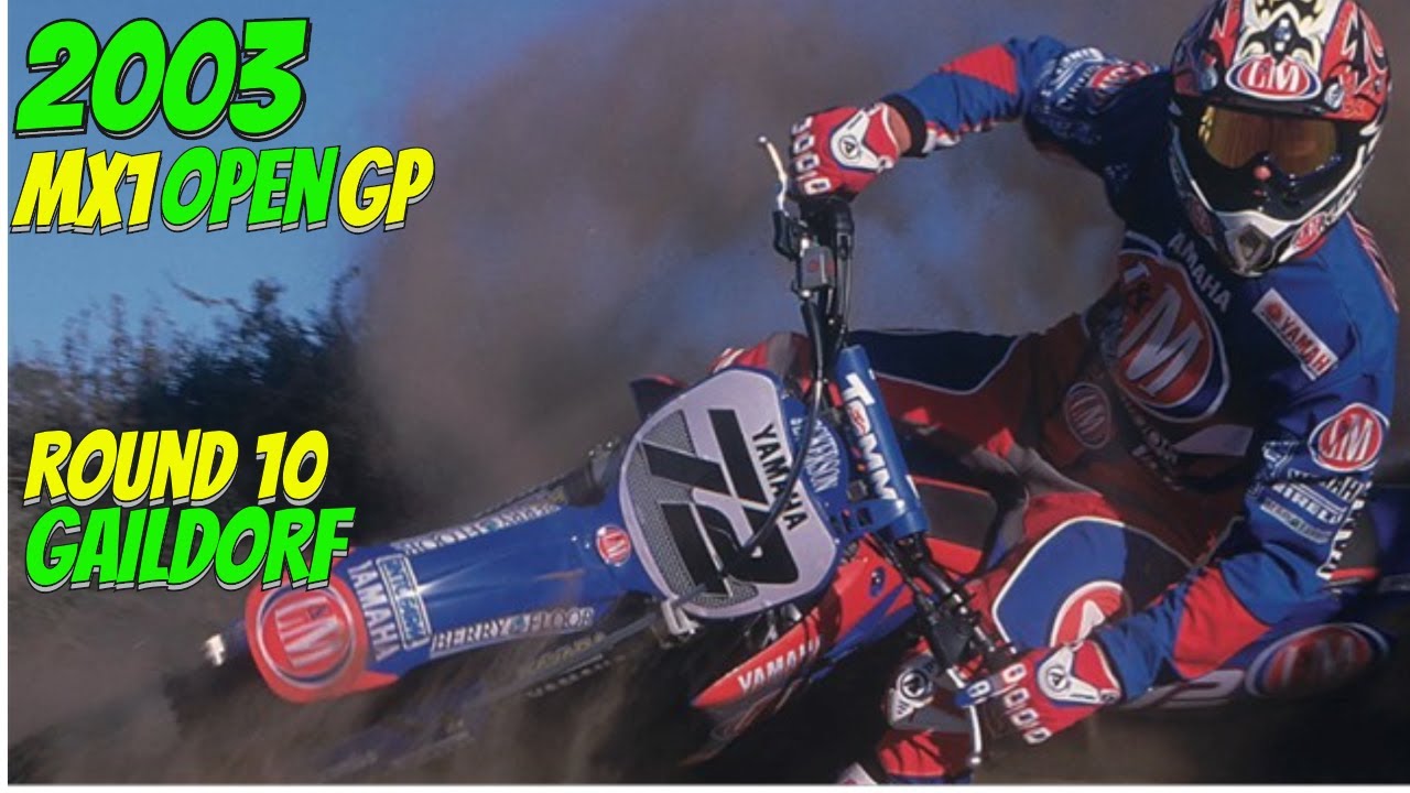 2003 MOTOCROSS MX1 OPEN GP - GAILDORF - ROUND 10 MXGP