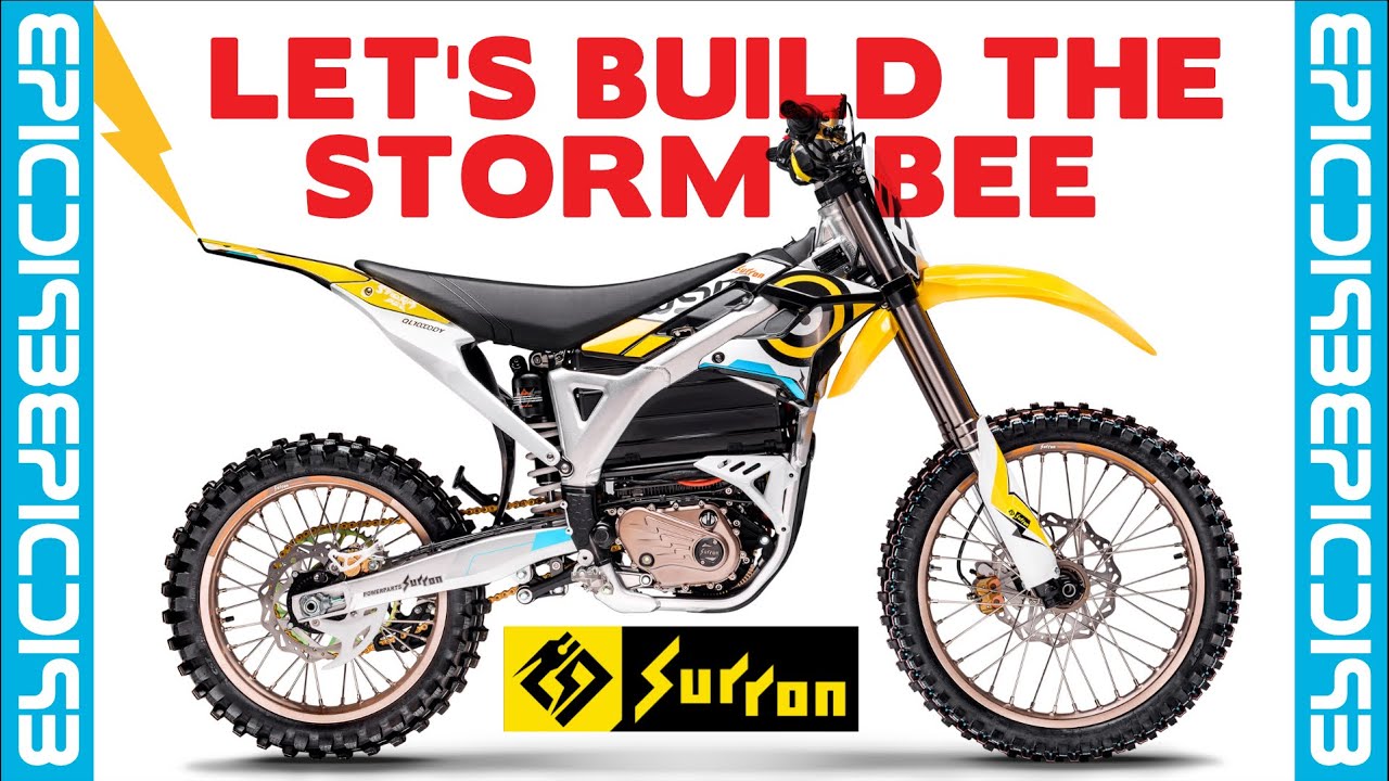 Surron Storm Bee unboxing and full build - step by step