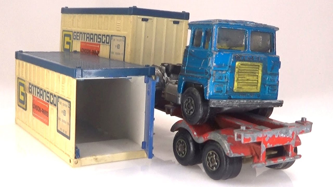 Сочлененный контейнеровоз Scammell Crusader. Matchbox. Реконструкция модели № К-17.