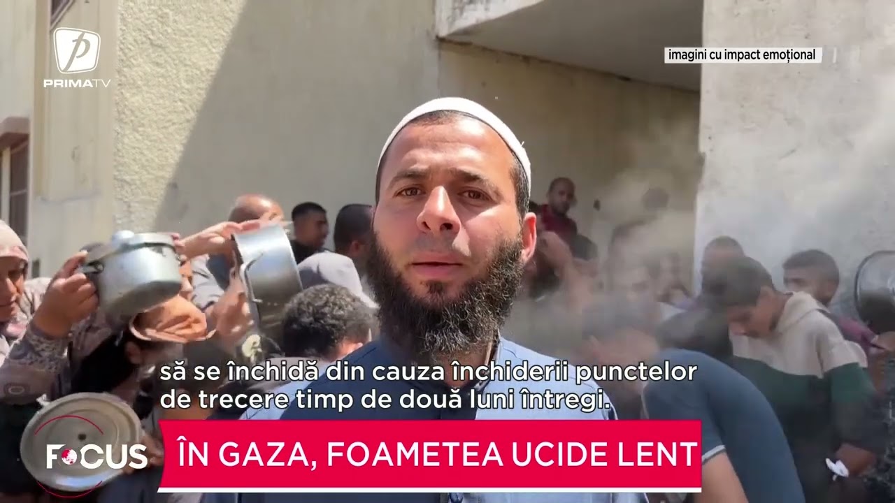 Imagini teribile în Gaza. Copiii mănâncă din gunoaie în locul în care foametea  ucide
