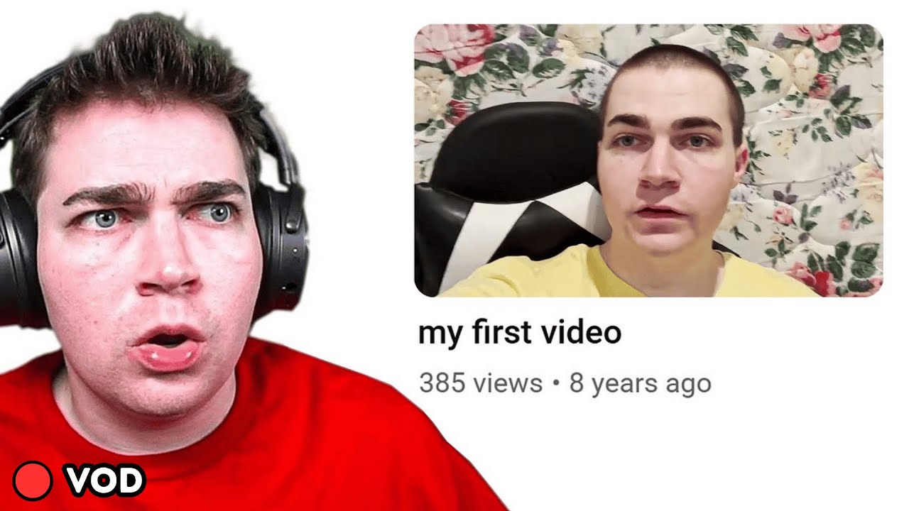 Reacting to my FIRST video.. (VOD)