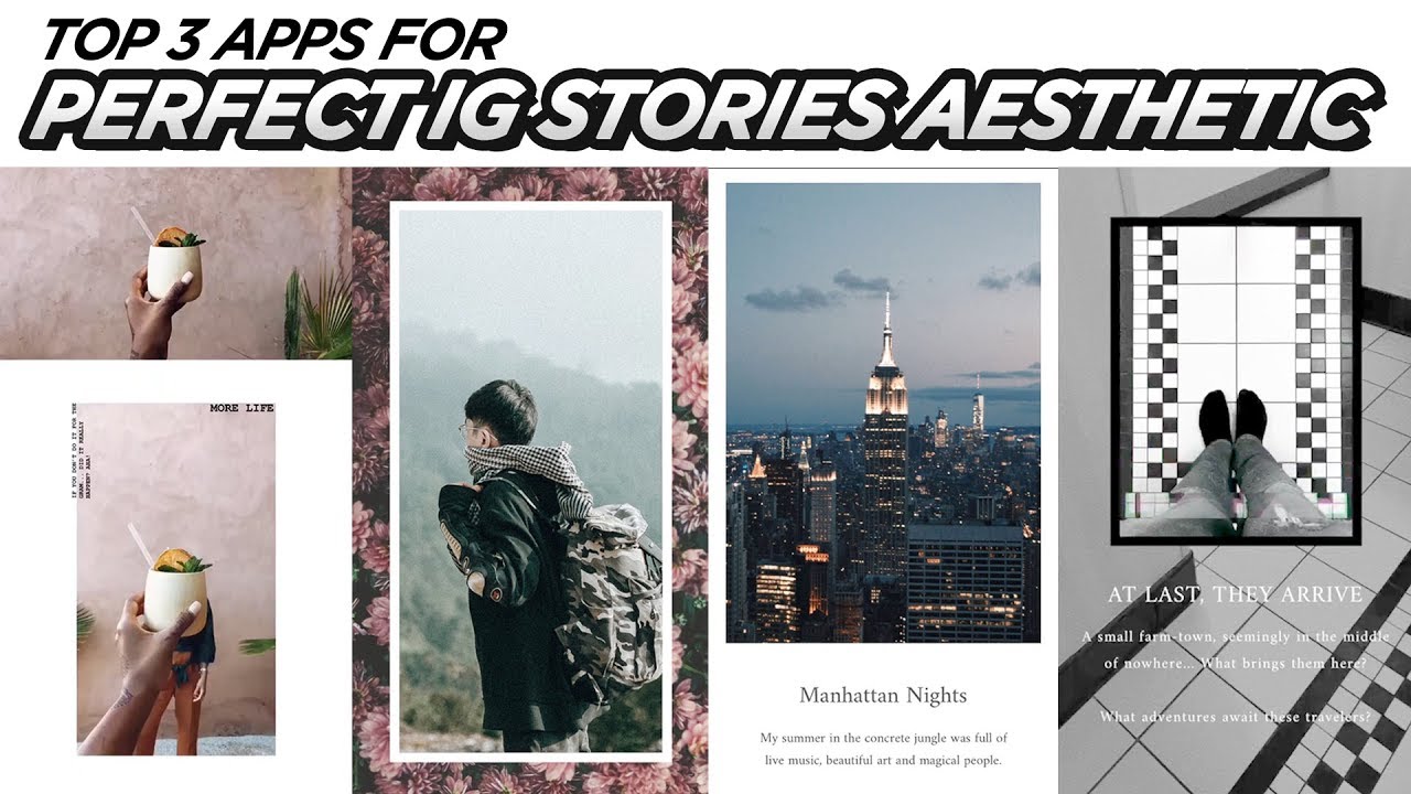 Top 3 Apps For PERFECT Instagram Stories | EASY Aesthetic Edits | DevanOnTech