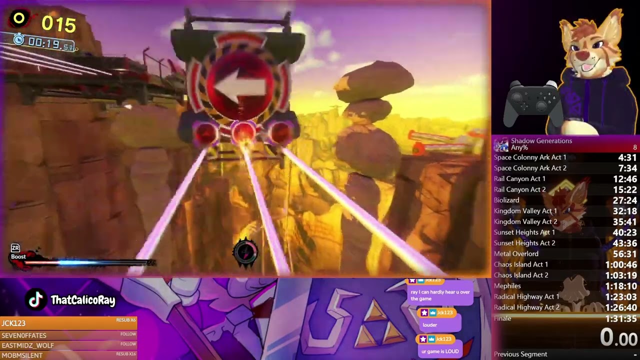 PRACTICE then second attempt speedrunning Shadow Generations! - REDEEMS OFF (PB - 1:31:35)
