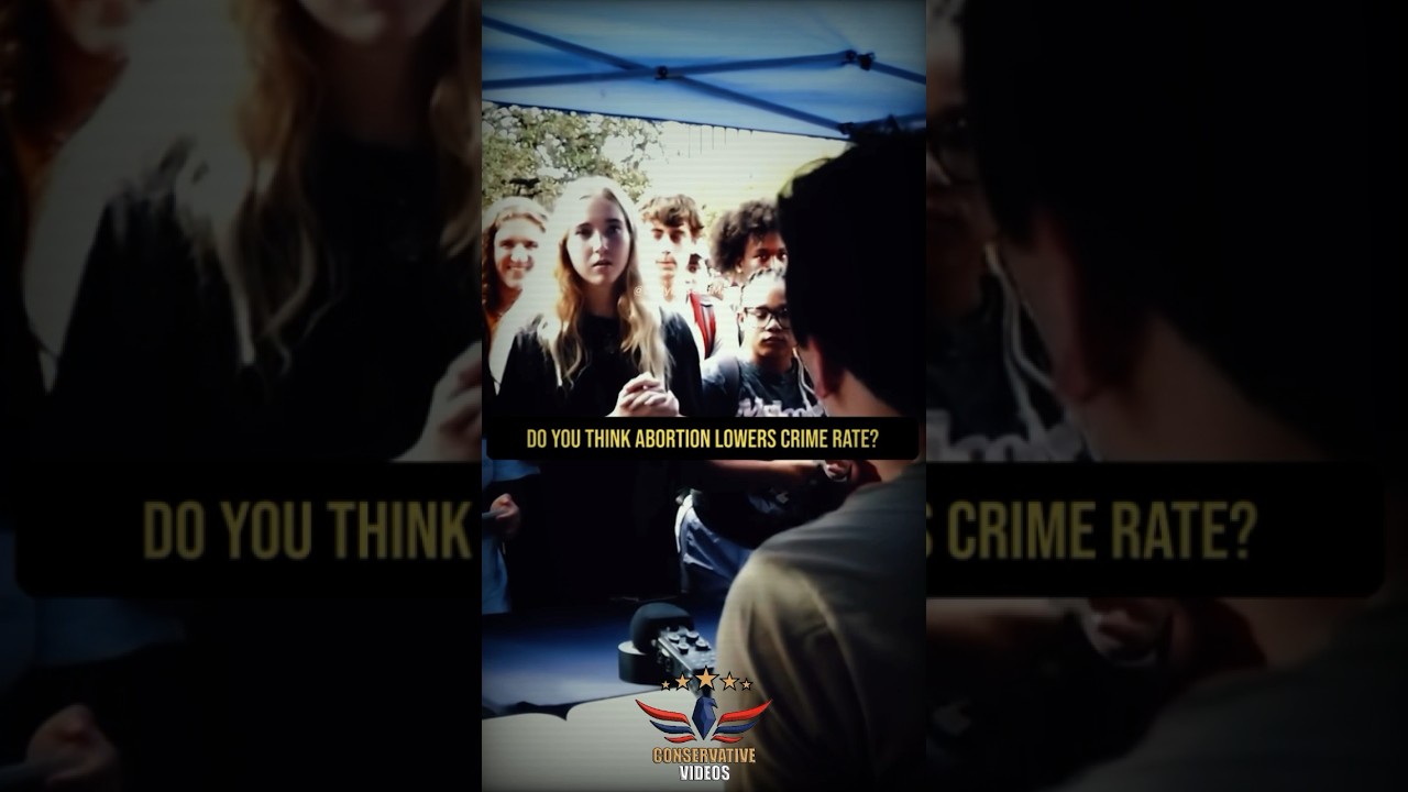 Cocky Liberal College Students Believe That Abortion Prevents Crime